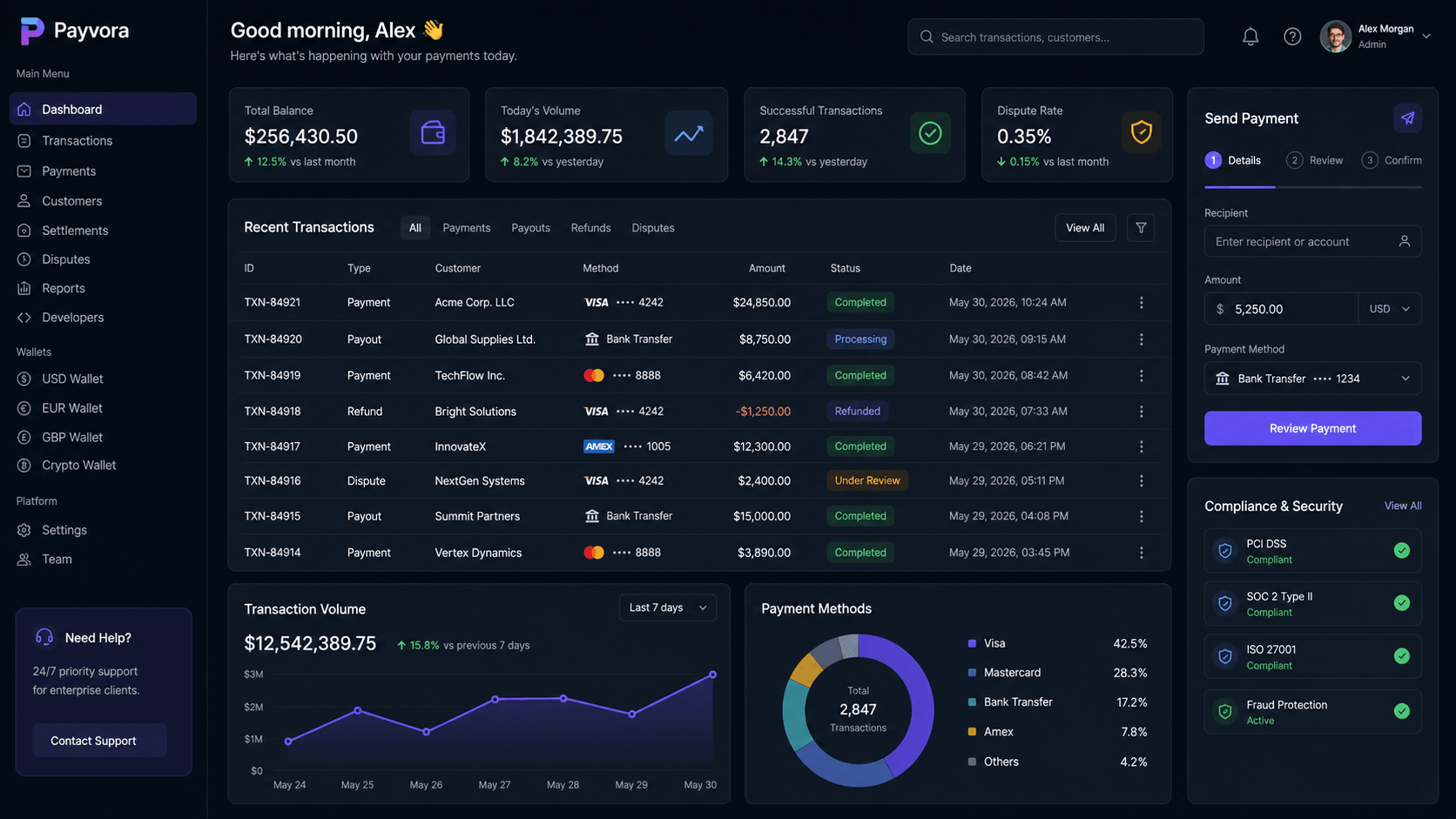 Fintech Payment Platform product preview